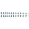 Gray and Blue Symphony Cat's Eye Aurora 32 pieces