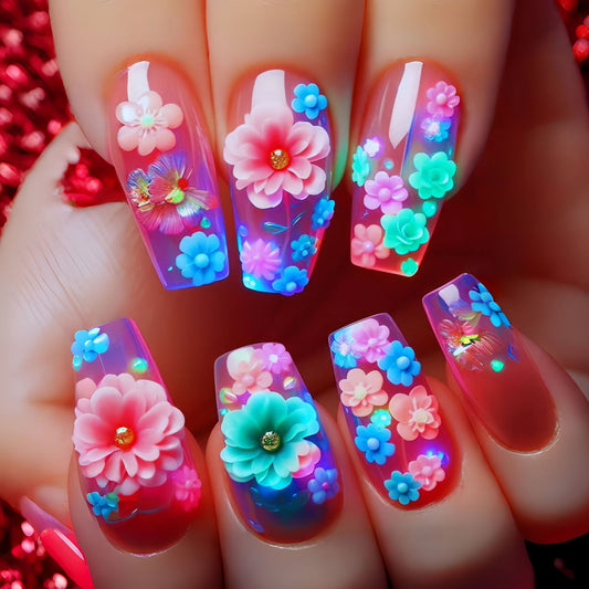 24pcs/Set Press On Nails