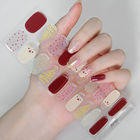 Semi-cured Gel Nail Stickers JM-180