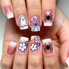 Halloween ombre ghost spider flower