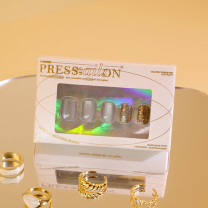 24pcs/Set Press On Nails GN006