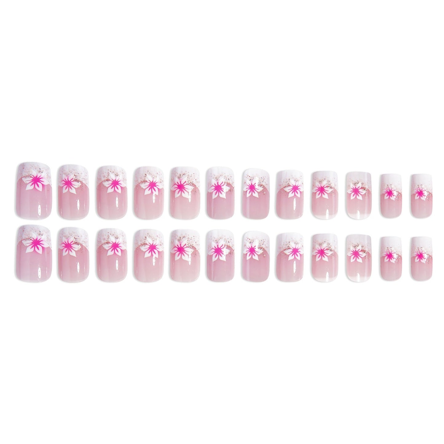 15 Sizes-30 Pcs Acrylic Press On Nails W709