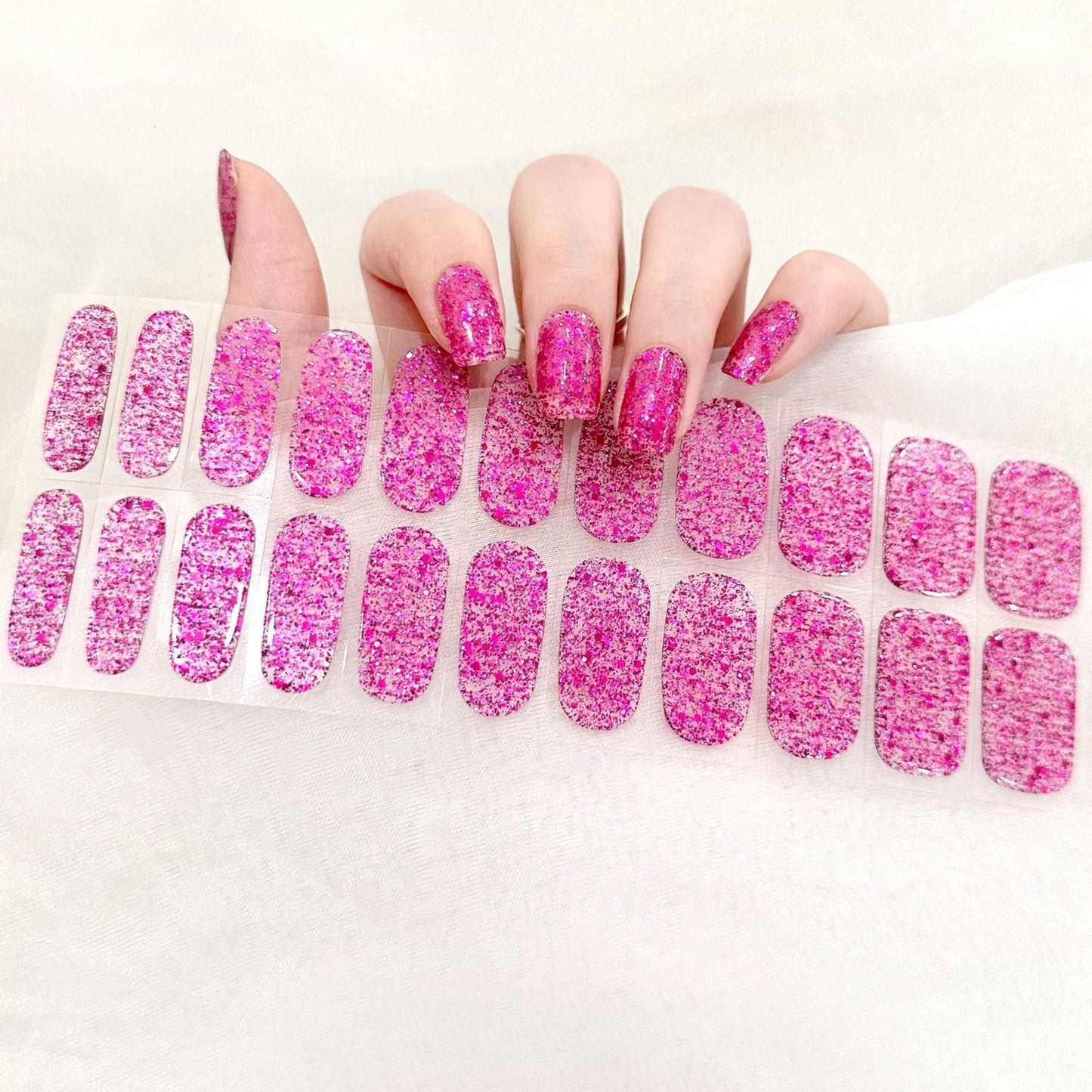 Semicured UV gel nail sticker kit UVG60070