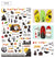 Nails Art New Alloy Ornaments Diamond Bells Nails Set
