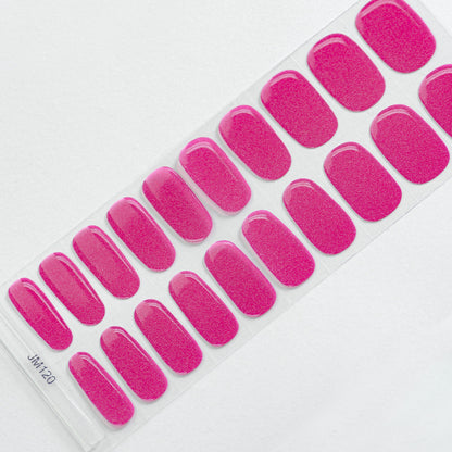 Semicured UV gel nail sticker kit