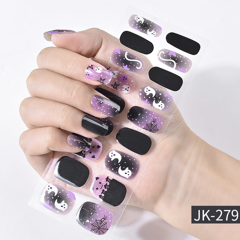 Semi-Cured Gel Nail sticker kit JK279