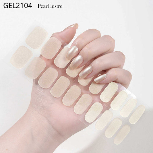 Semicured UV gel nail sticker kit GEL2104