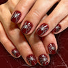 Halloween Vintage Red Fine Glitter Spider