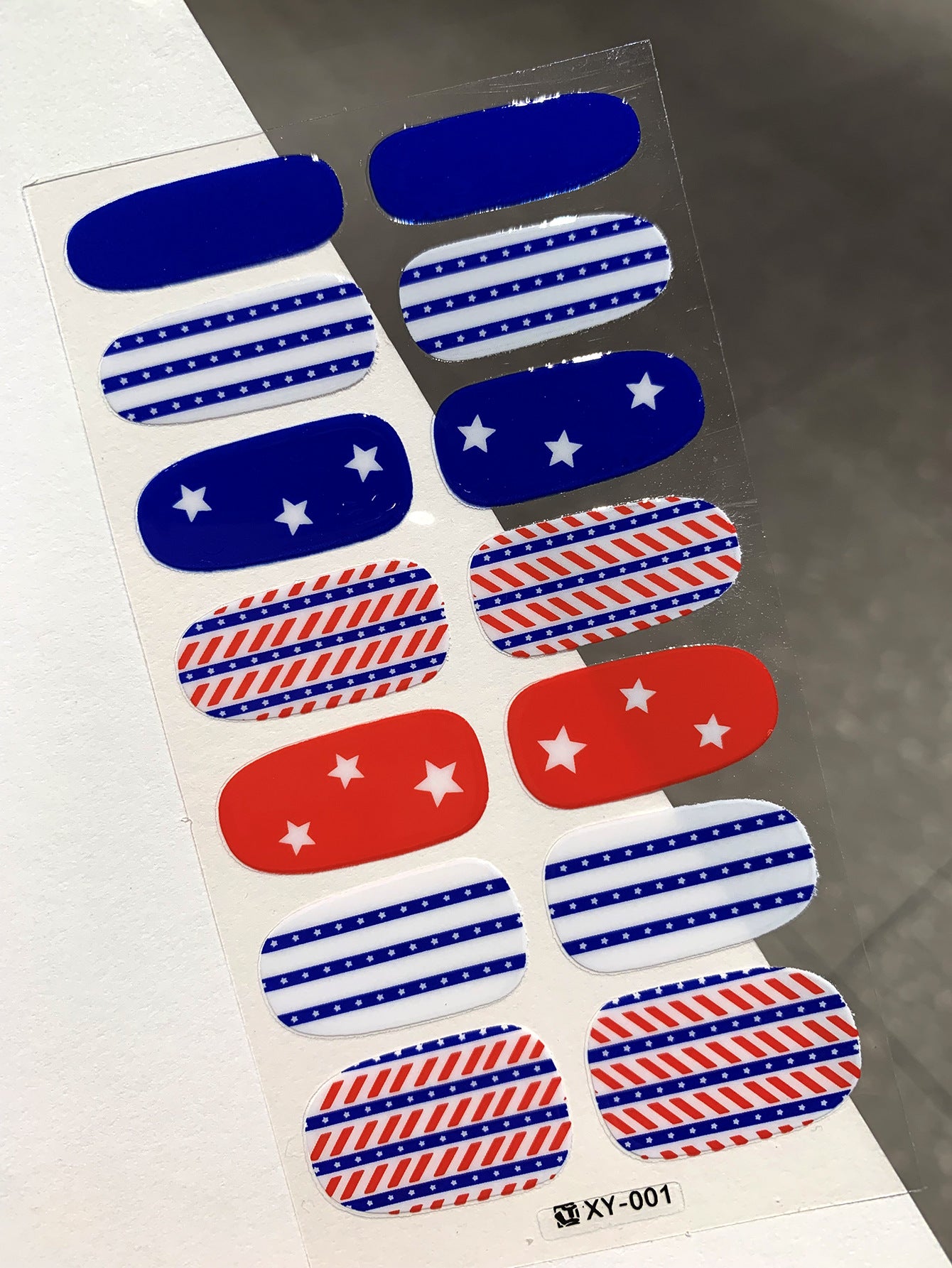 Independence day nail wraps