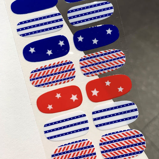 Independence day nail wrapsXY-001