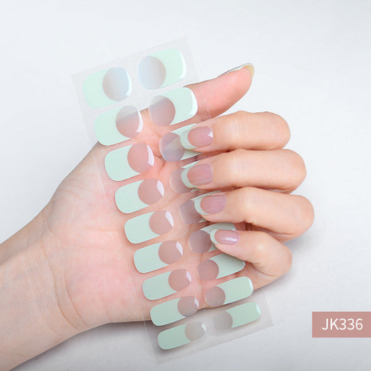 Semi-cured Gel Nail WrapsJK336