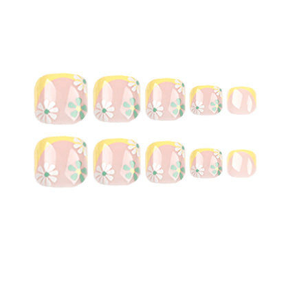 Press On Toe nails Set 24pcs/set JP1627