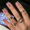 Nude Metal Black Hook Edge
