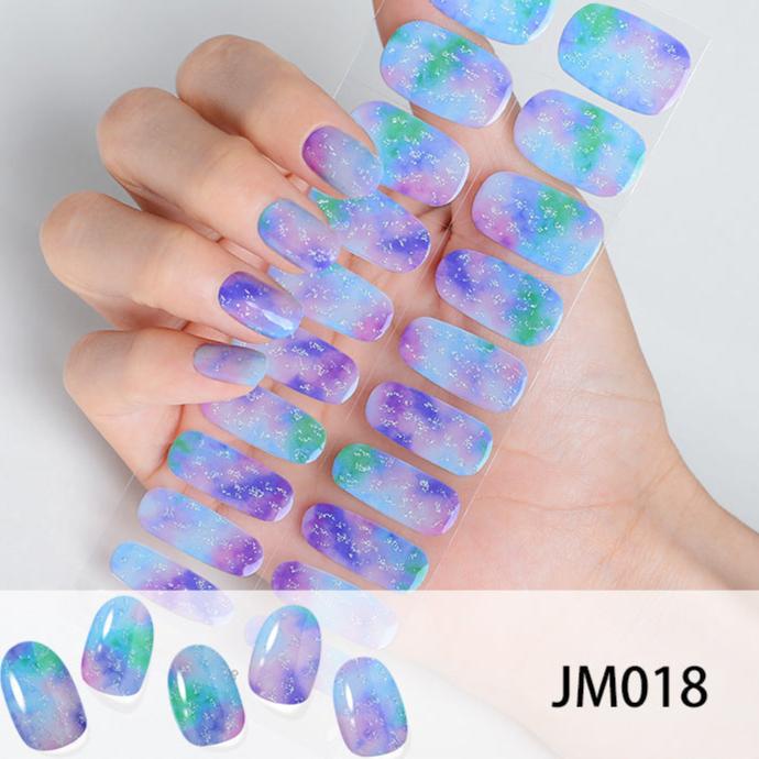 Semi-cured Gel Nail Strips JM018