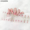 UV gel nail sticker semi-cured