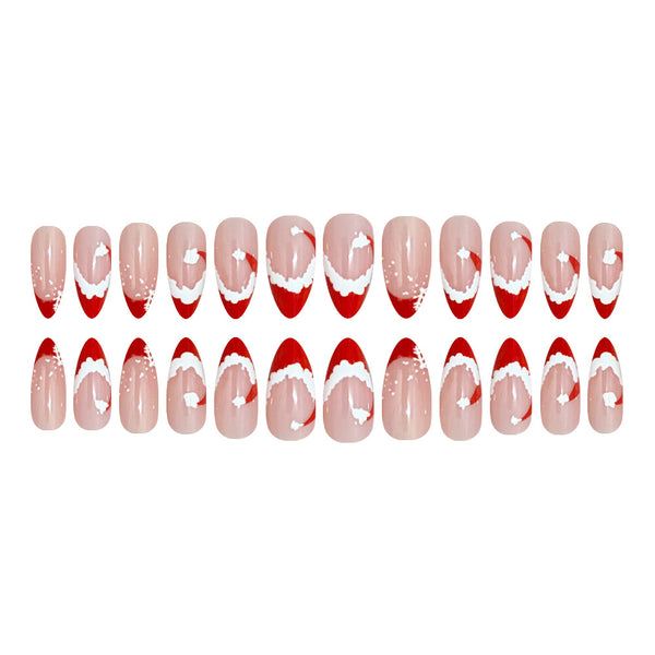 24pcs/Set Press On Nails JB992