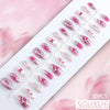 Embossed Butterfly Flowers 30 Pieces
