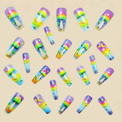 24pcs/Set Press On Nails