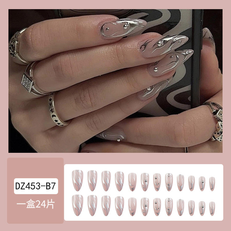 White-edged French wear nail plate