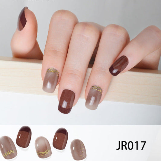 Semi-cured Gel Nail Strips JR017