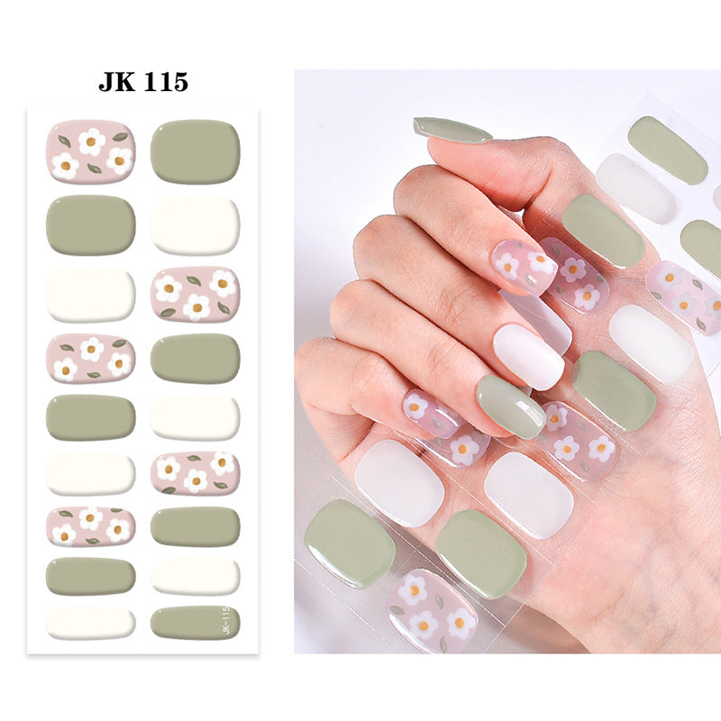 Semi-Cured Gel Nail sticker JK-115