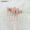 UV gel nail sticker semi-cured