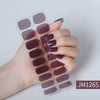 Semicured UV gel nail sticker kit