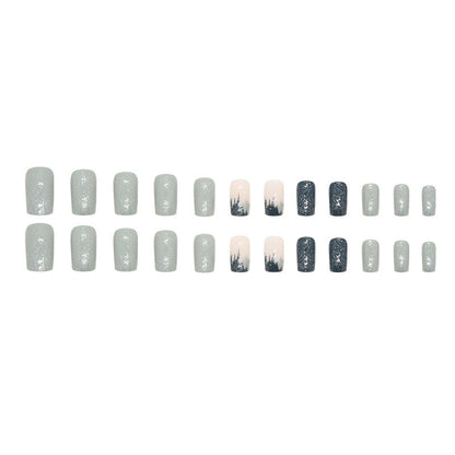 15 Sizes-30 Pcs Acrylic Press On Nails W760