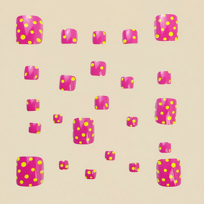 Pedicure fake nail Y592