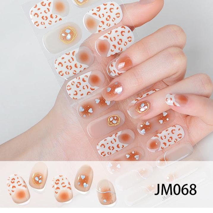 Semi-cured Gel Nail Strips JM068