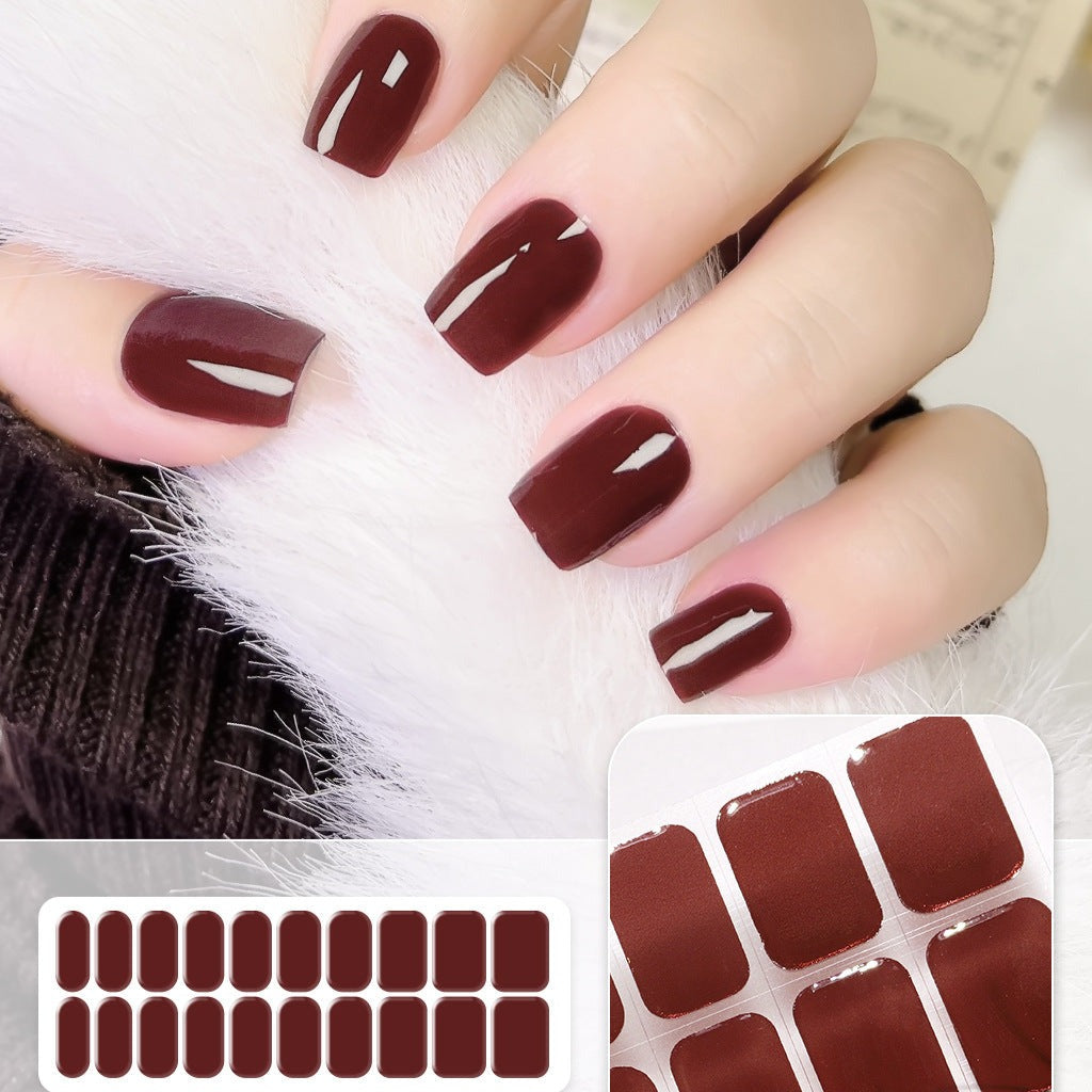 Semicured UV gel nail sticker kit ES-05