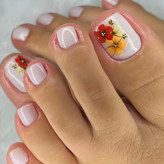 Pedicure fake nail Y827