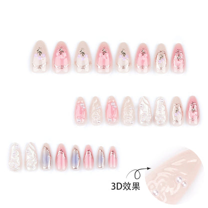 24pcs/Set Press On Nails JP3299