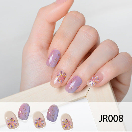 Semi-cured Gel Nail Strips JR008