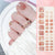 Bandes de vernis gel pour pédicure NGF20001