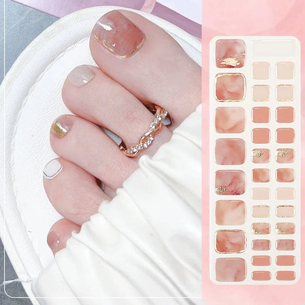 Bandes de vernis gel pour pédicure NGF20001