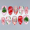 30 pieces pink Christmas