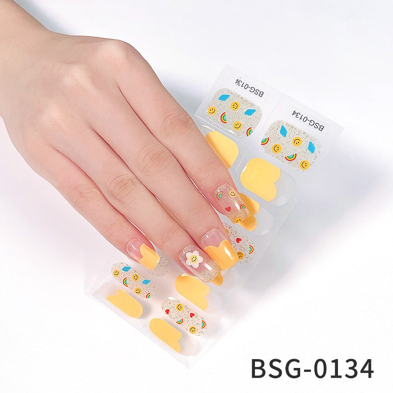 Semi-cured Gel Nail WrapsBSG-0134