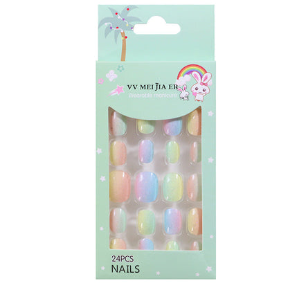 Mini Press On Nails For Kids 24 Pcs KPN4-005