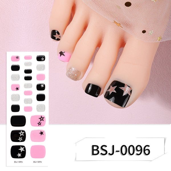 Vernis semi-permanent en bandelettes pour pédicure BSJ-0096