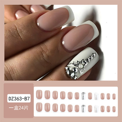 White-edged French wear nail plate