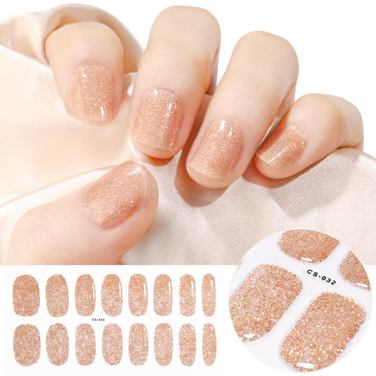 Semicured UV gel nail sticker kit CS-032