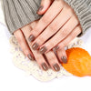 26 finger solid color cat eye no-bake manicure sticker