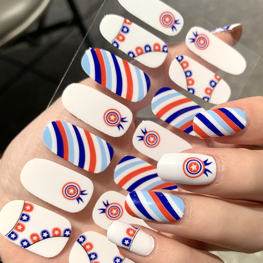 Independence day nail wrapsXY-006