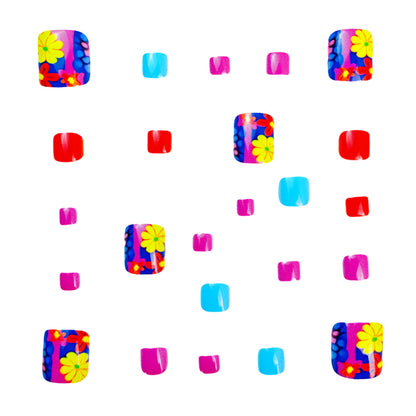 Pedicure fake nail Y824