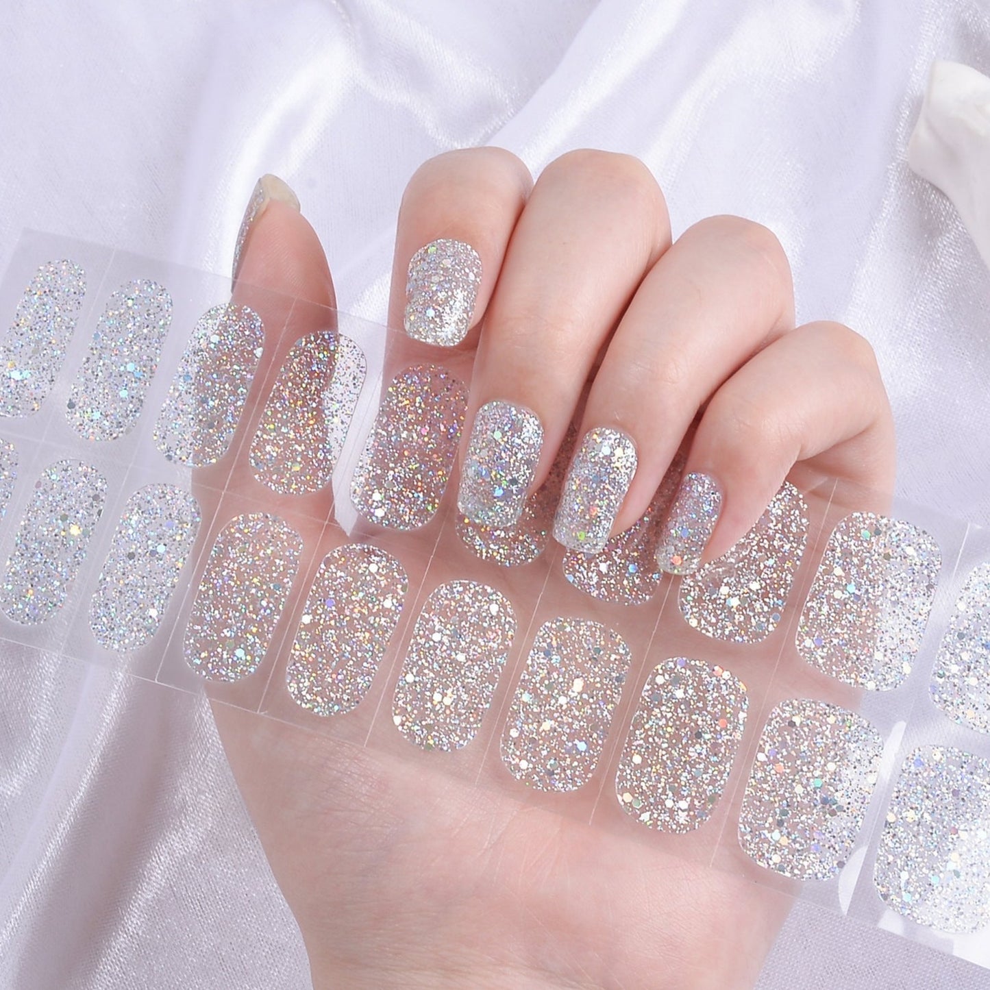 Semicured UV gel nail sticker kit UVG60033