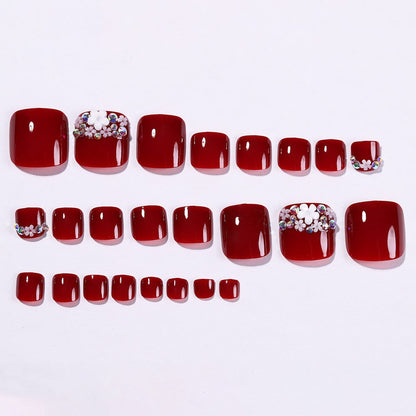 Press On Toe nails Set 24pcs/set XNT081