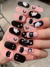 Halloween new nail wraps full stickers