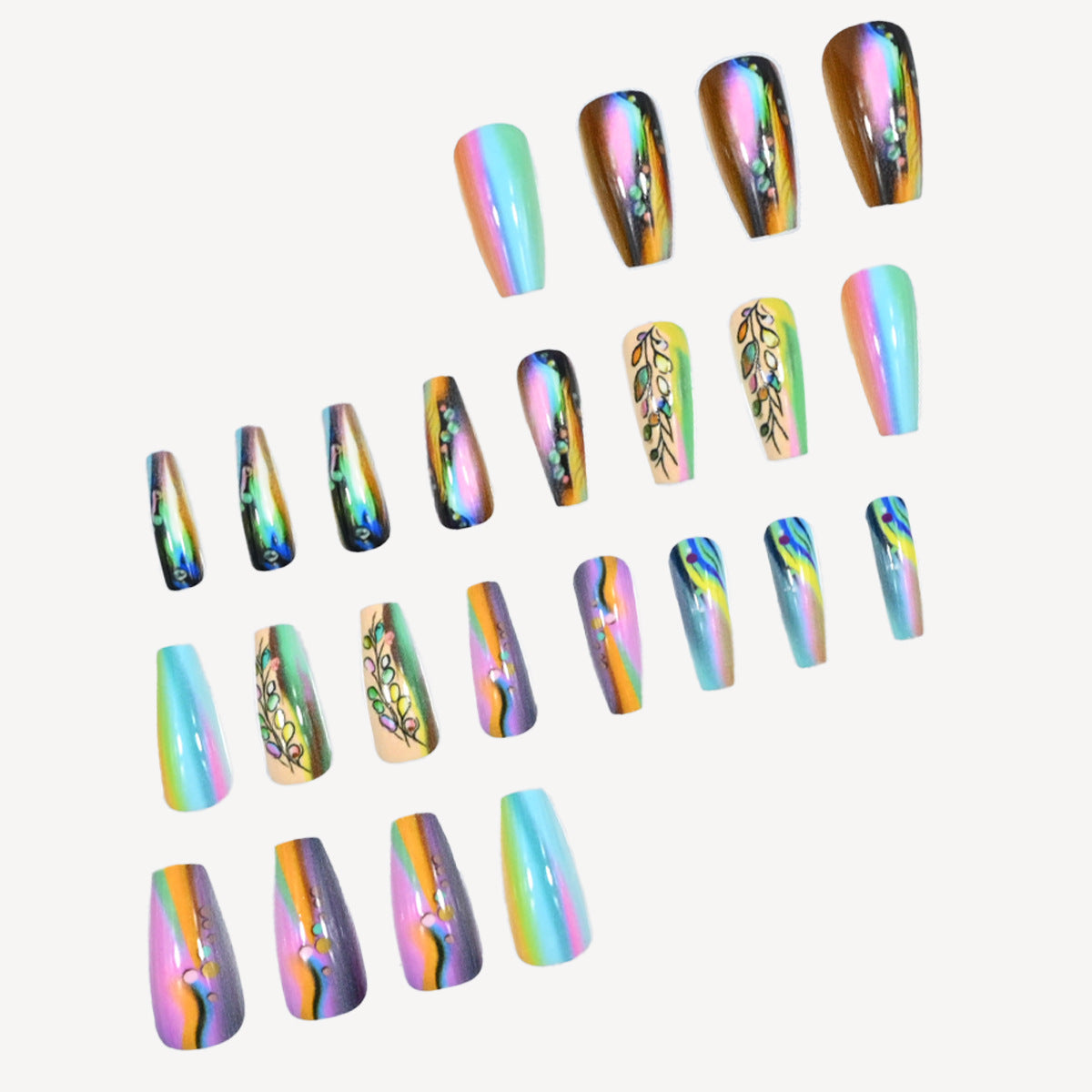 24pcs/Set Press On Nails