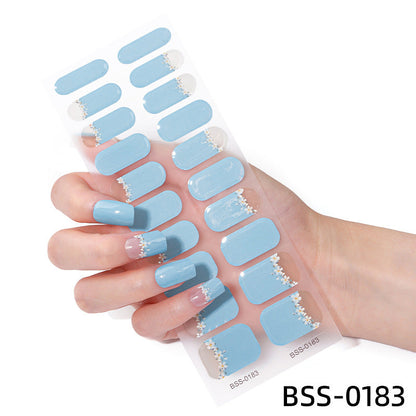 Semi cured nail patches for phototherapy of nailsBSS-0183